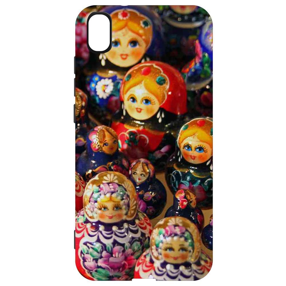 

Чехол-накладка Krutoff Soft Case Матрешка для Xiaomi Redmi 7A, Черный