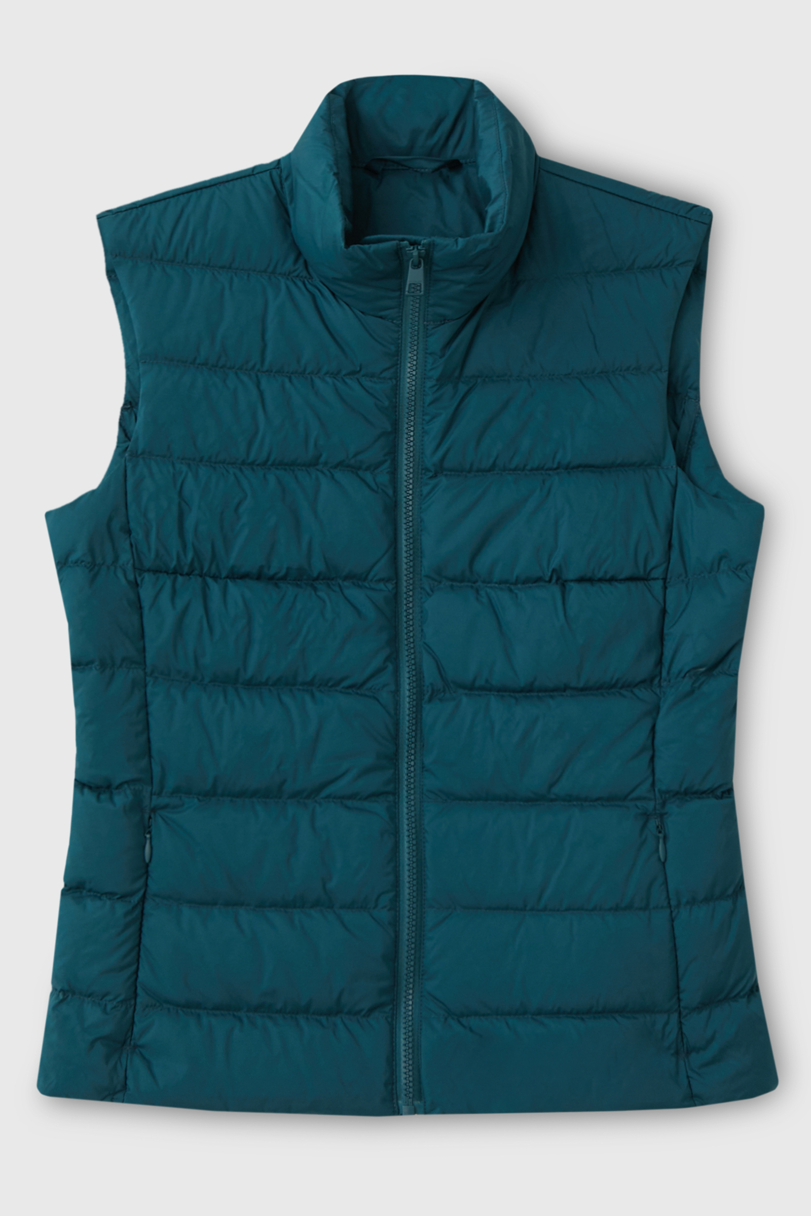 

Утепленный жилет женский Finn Flare FAB110214 синий 2XL, FAB110214