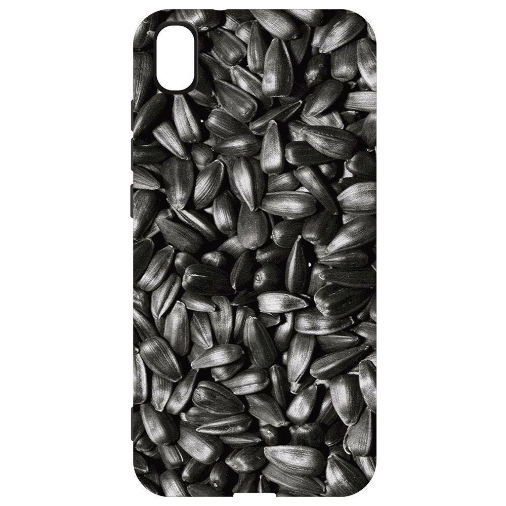 

Чехол-накладка Krutoff Soft Case Семечки для Xiaomi Redmi 7A, Черный