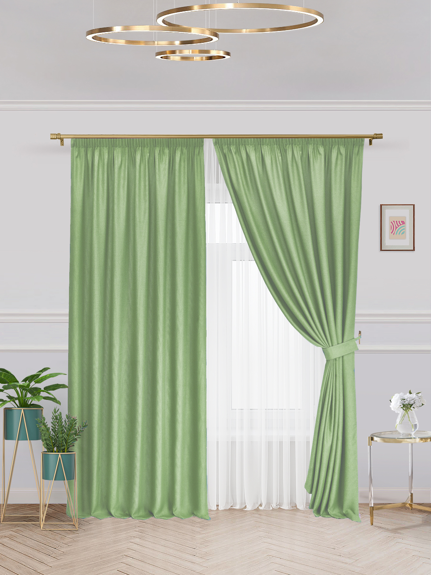 

Комплект штор Рогожка Fresco блэкаут 150х250см 2 шт, k_Rog_300X250_fist, rog_lenta