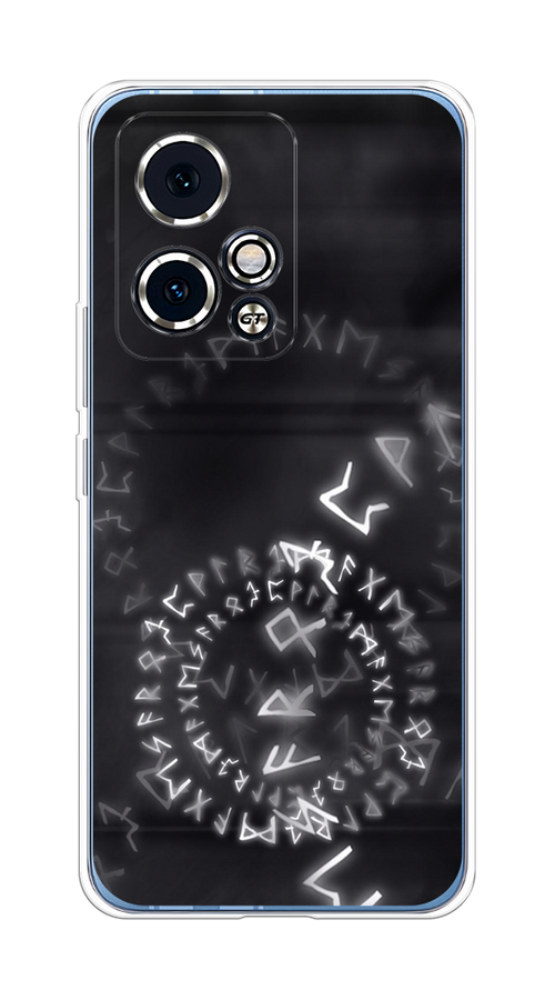 

Чехол на Honor 90 GT "Руны", Серый;черный, 6123450-1