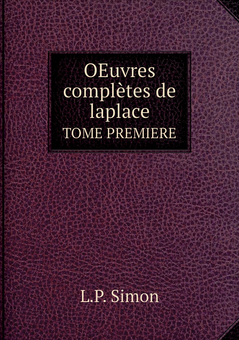 

OEuvres completes de laplace