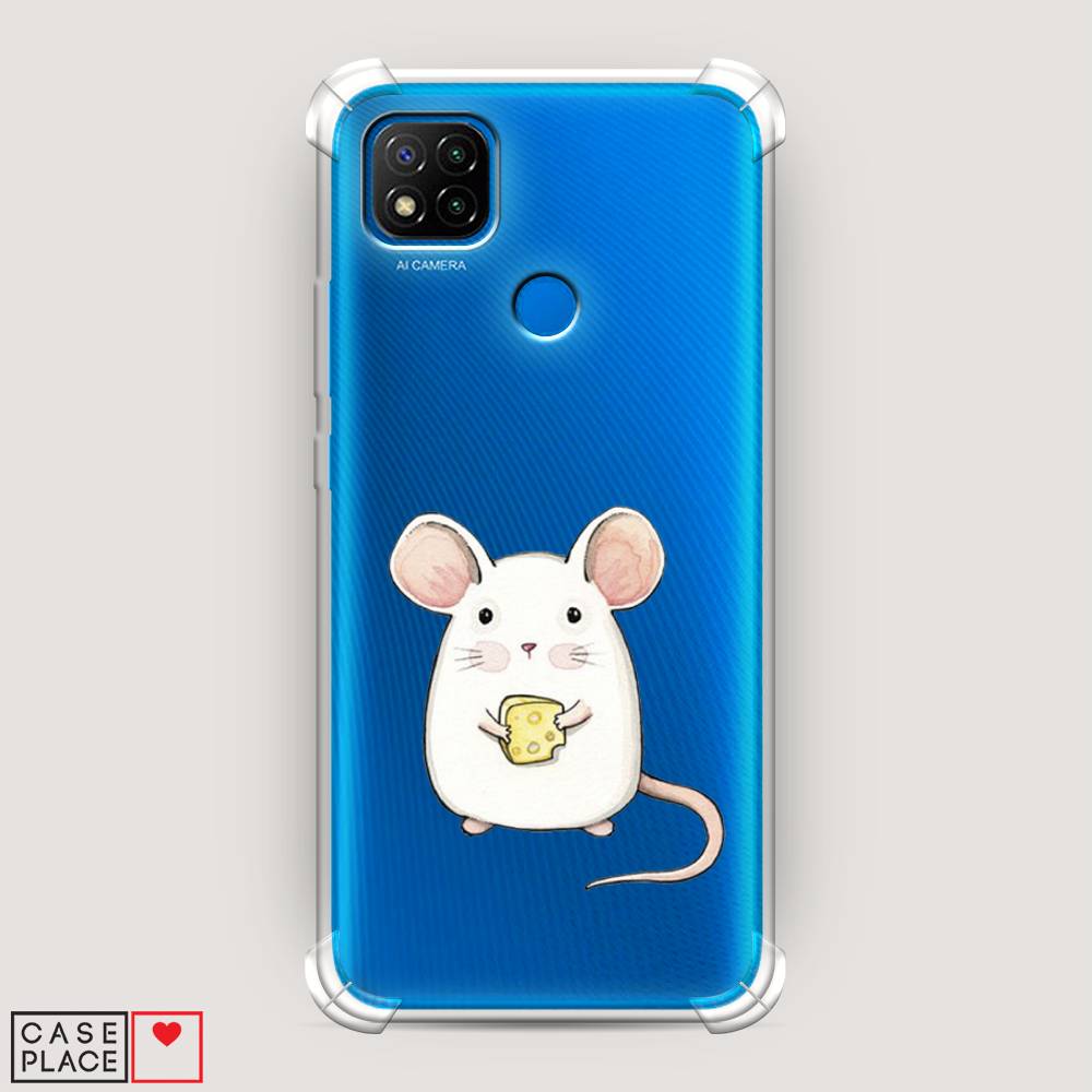 фото Противоударный силиконовый чехол "мышка" на xiaomi redmi 9c awog