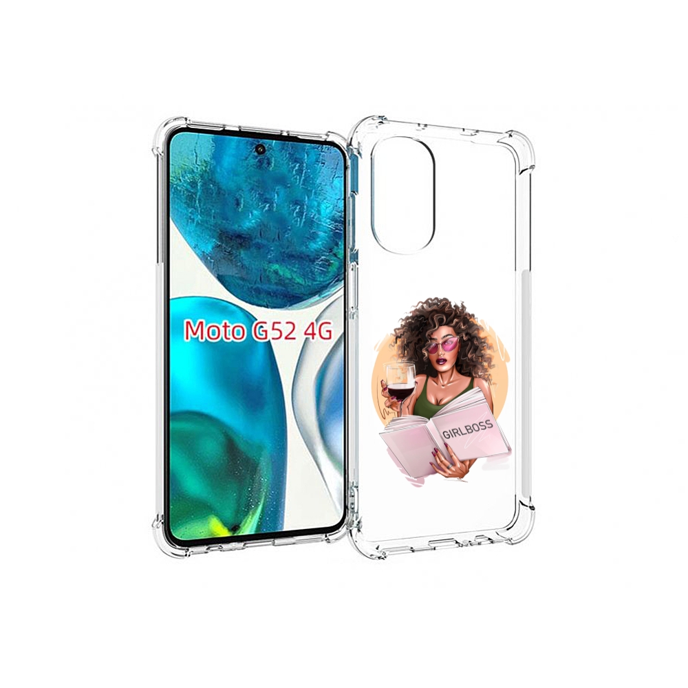 

Чехол MyPads Girlboss with wine_ Etsy женский для Motorola Moto G5, Прозрачный, Tocco