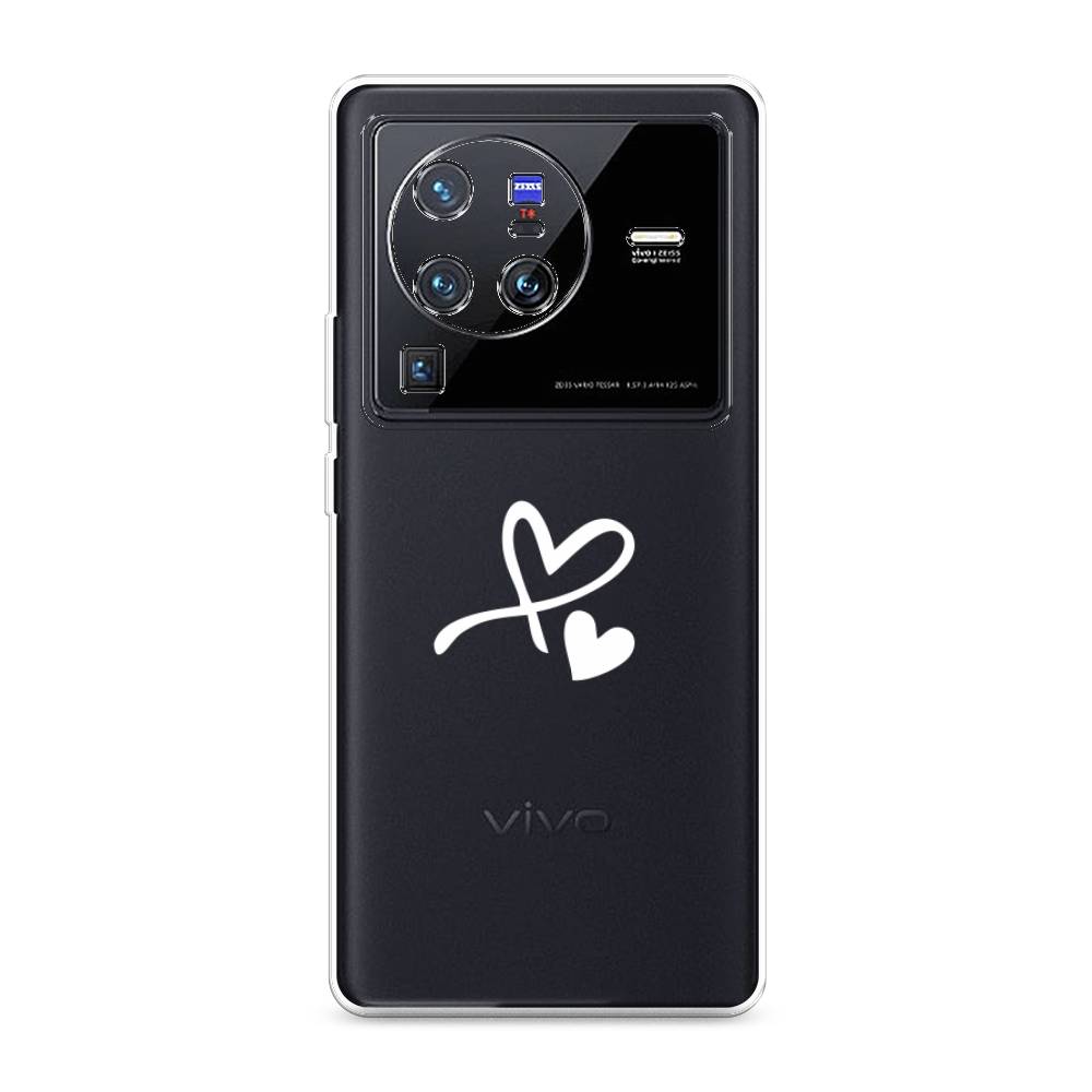 

Чехол Awog на Vivo X80 Pro "Сердечко минимализм", Разноцветный, 266650-6