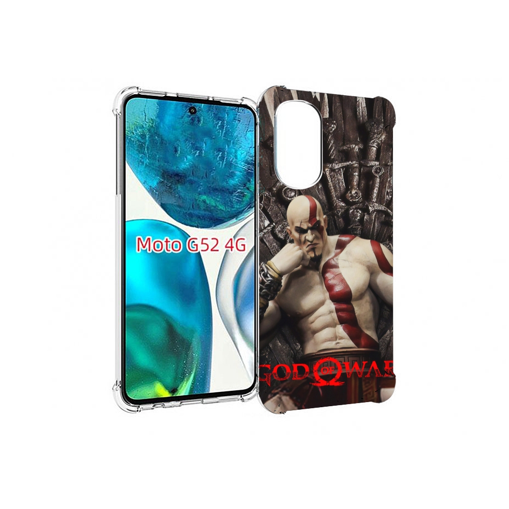 

Чехол MyPads God of War Кратос для Motorola Moto G82 / Moto G52, Прозрачный, Tocco