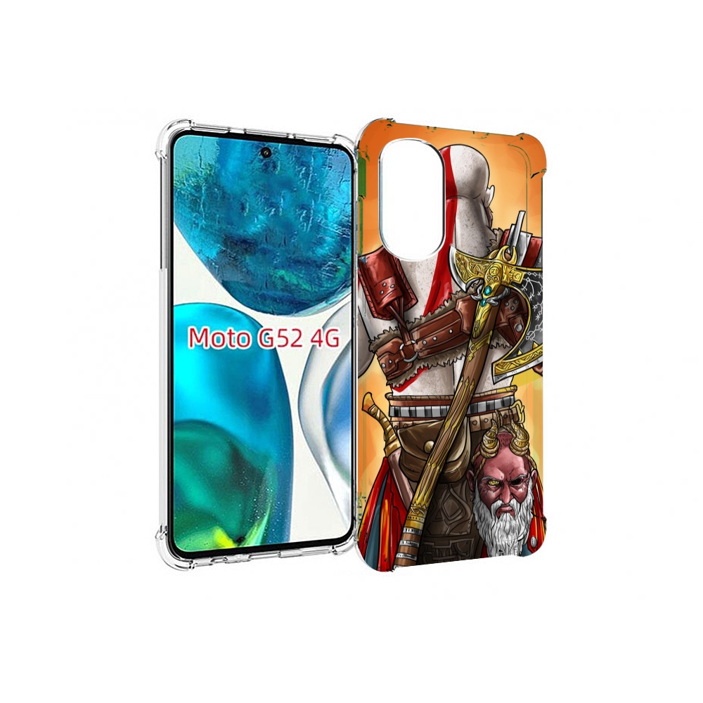 

Чехол MyPads God of War для Motorola Moto G82 / Moto G52, Прозрачный, Tocco