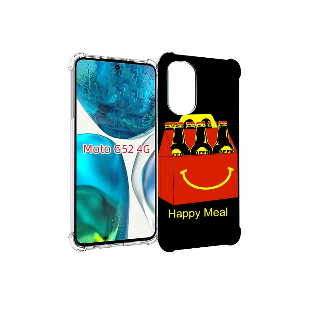 

Чехол MyPads Happy Meal для Motorola Moto G82 / Moto G52, Прозрачный, Tocco