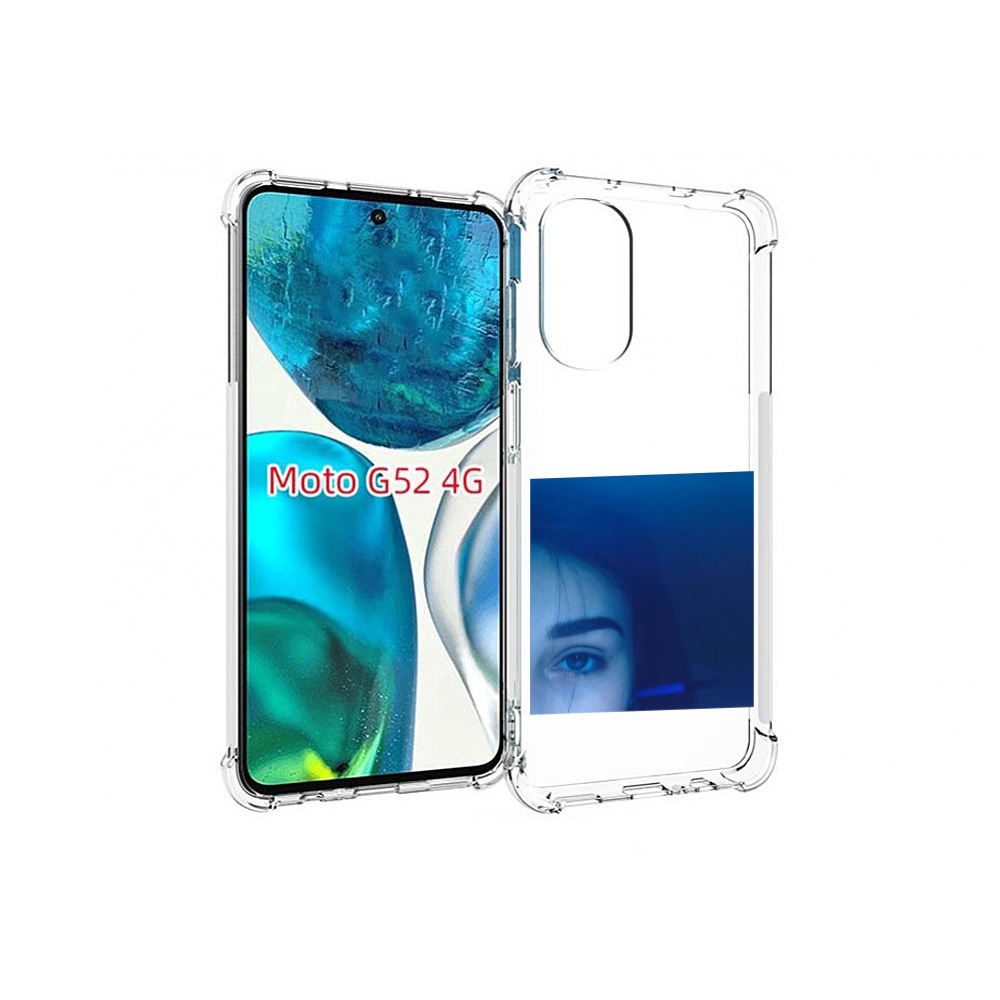 

Чехол MyPads Hate Love face для Motorola Moto G82 / Moto G52, Прозрачный, Tocco
