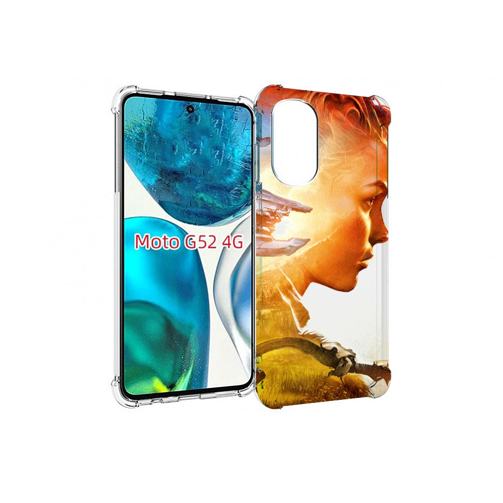 

Чехол MyPads Horizon Zero Dawn art для Motorola Moto G82 / Moto G52, Прозрачный, Tocco