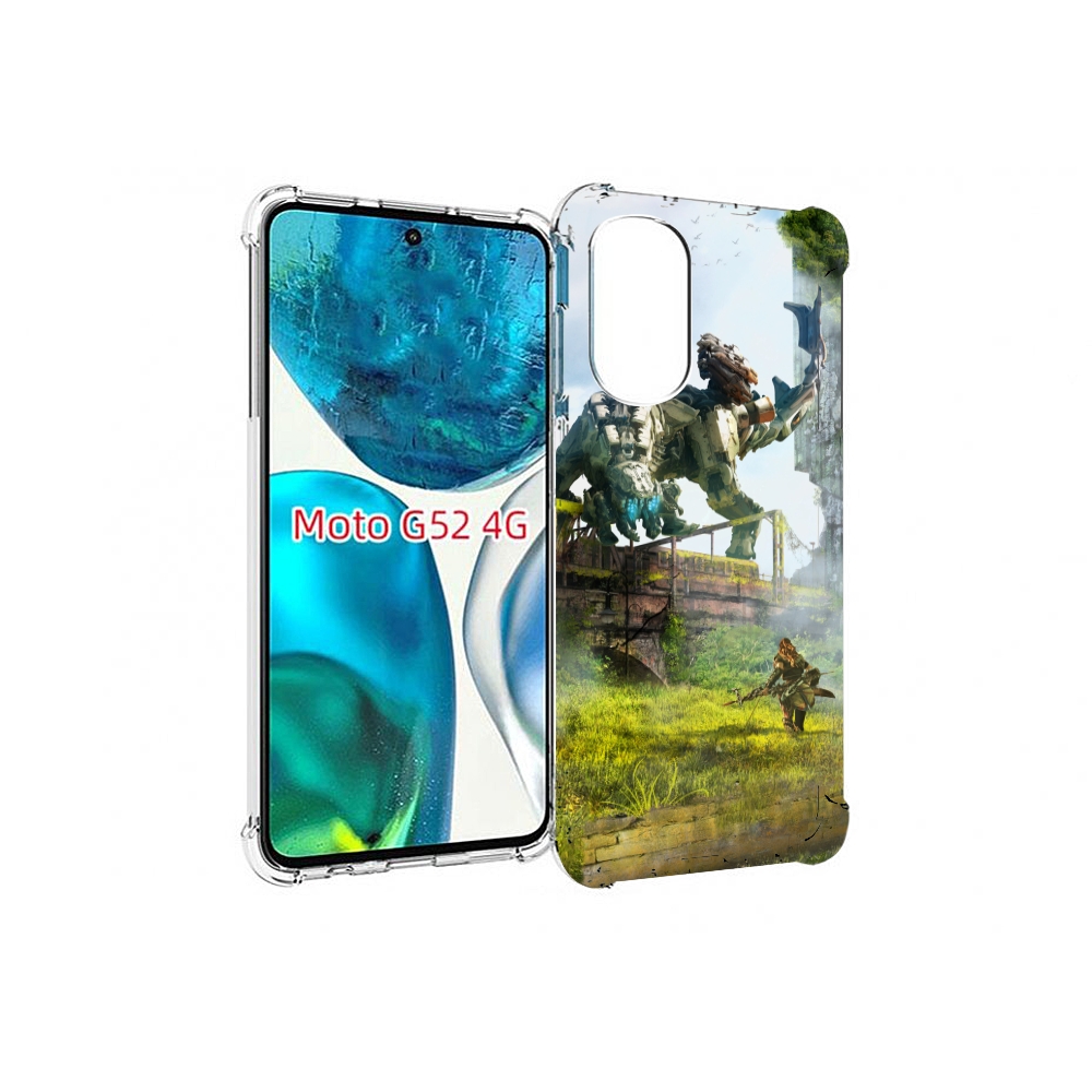 

Чехол MyPads Horizon Zero Dawn для Motorola Moto G82 / Moto G52, Прозрачный, Tocco