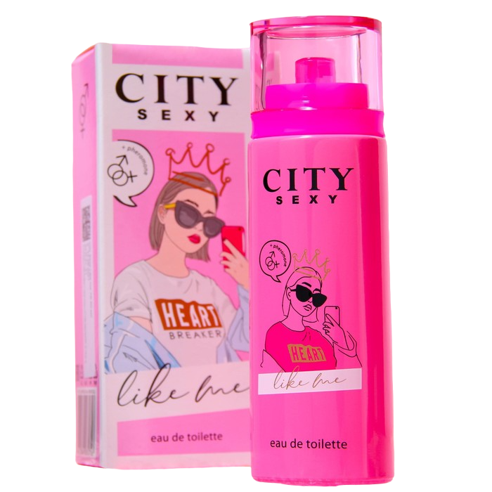 фото Туалетная вода женская city sexy like me, 60 мл city parfum