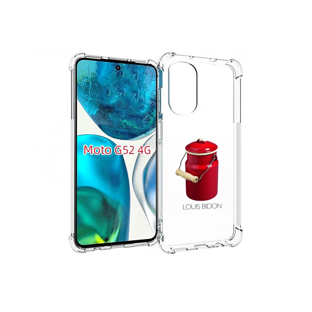 

Чехол MyPads Louis-bidon для Motorola Moto G82 / Moto G52, Прозрачный, Tocco