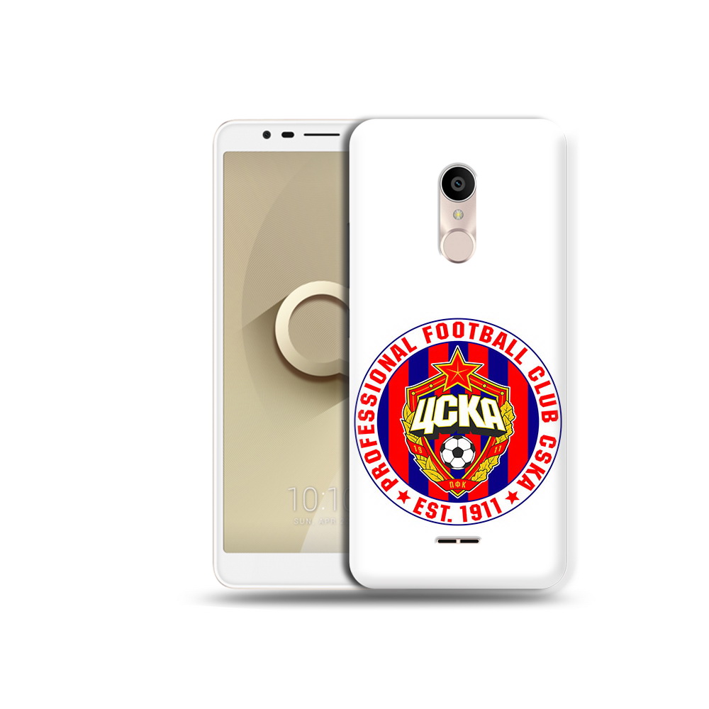 

Чехол MyPads Tocco для Alcatel 3C 5026D ФК ЦСК логотип, Прозрачный, Tocco