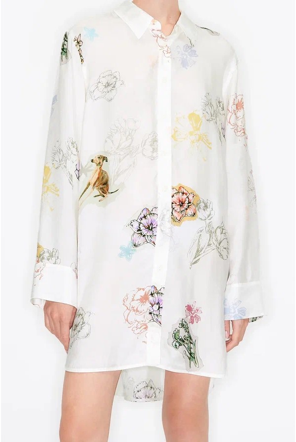 Блузка Bimba Y Lola для женщин, размер XL, 232BR2005 10240, белая
