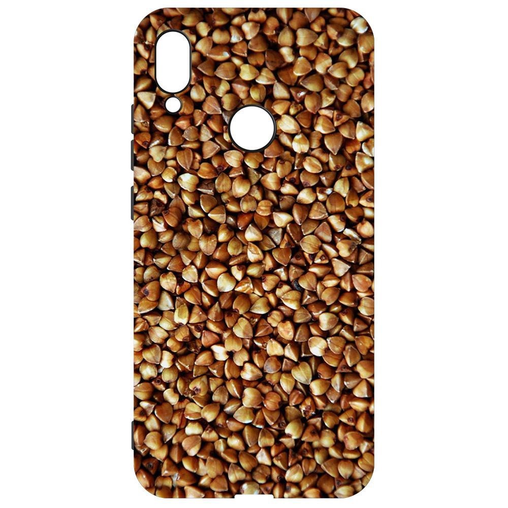

Чехол-накладка Krutoff Soft Case Гречка для Xiaomi Redmi Note 7, Черный