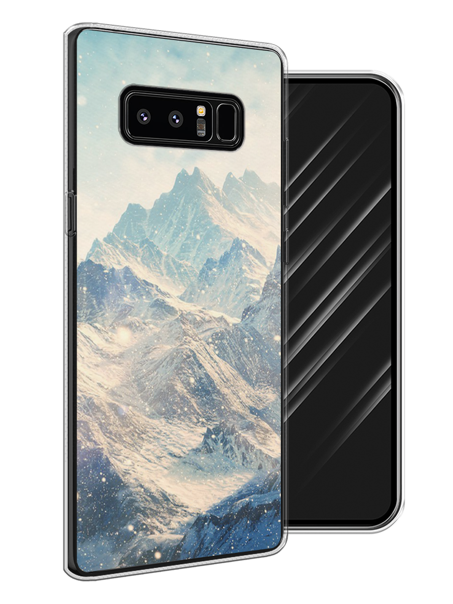 

Чехол Awog на Samsung Galaxy Note 8 "Горы 4", Голубой, 25250-4