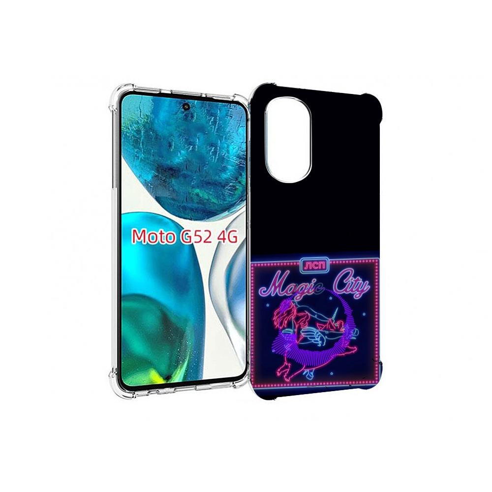 

Чехол MyPads Magic City ЛСП для Motorola Moto G82 / Moto G52, Прозрачный, Tocco