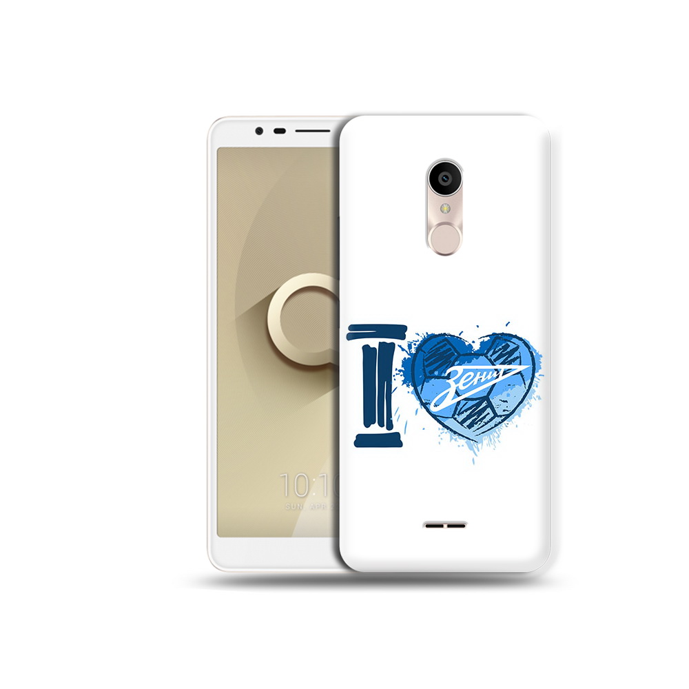 

Чехол MyPads Tocco для Alcatel 3C 5026D ФК я люблю зенит, Прозрачный, Tocco