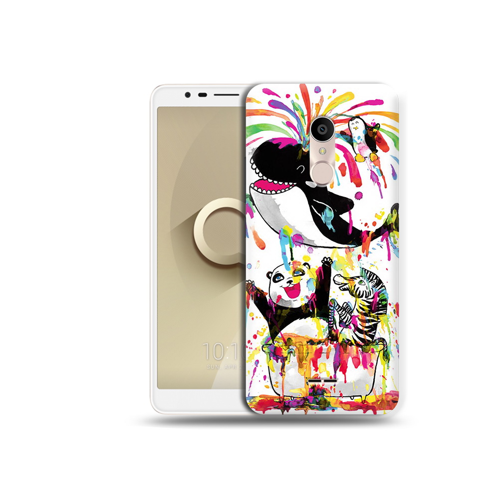 

Чехол MyPads Tocco для Alcatel 3C 5026D Хиппи кит, Прозрачный, Tocco