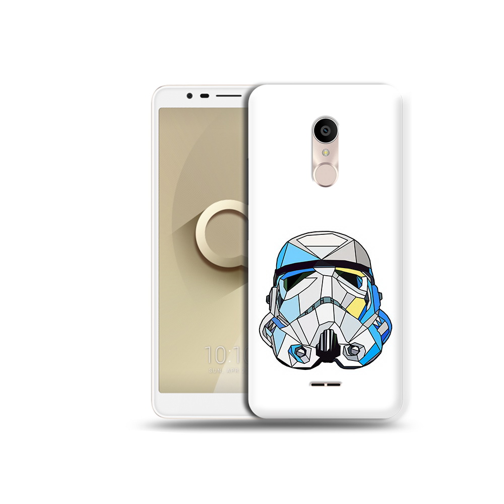

Чехол MyPads Tocco для Alcatel 3C 5026D star wars дарт вейдер, Прозрачный, Tocco