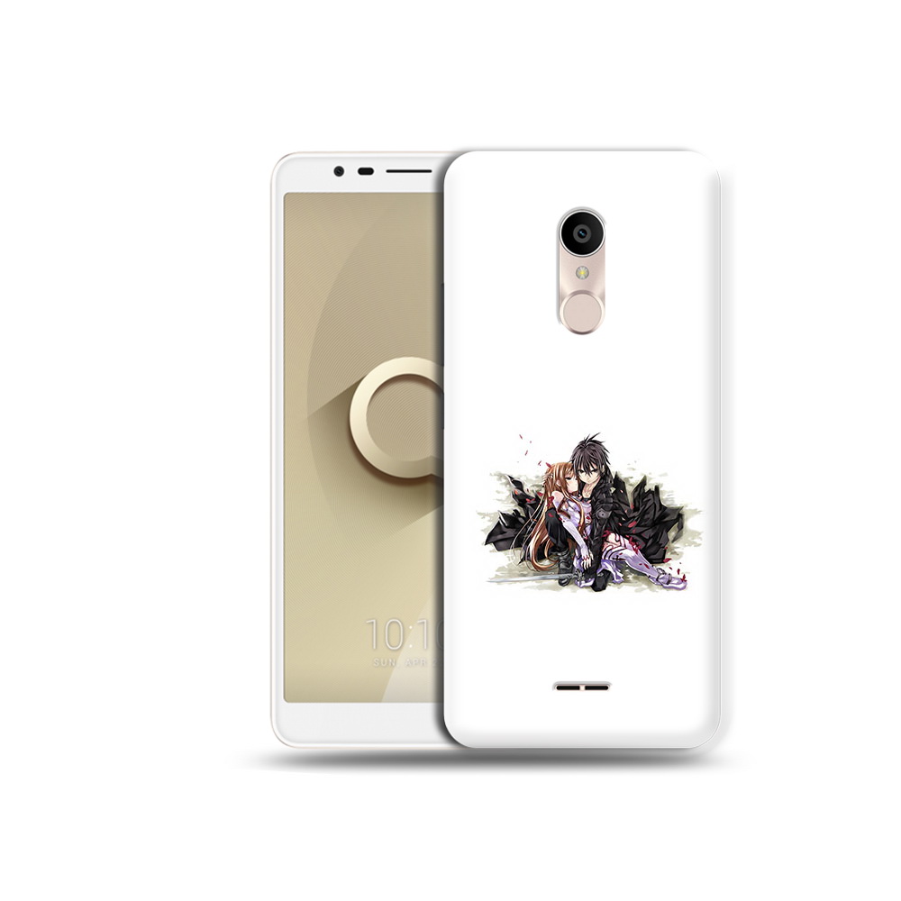 

Чехол MyPads Tocco для Alcatel 3C 5026D аниме асуна, Прозрачный, Tocco
