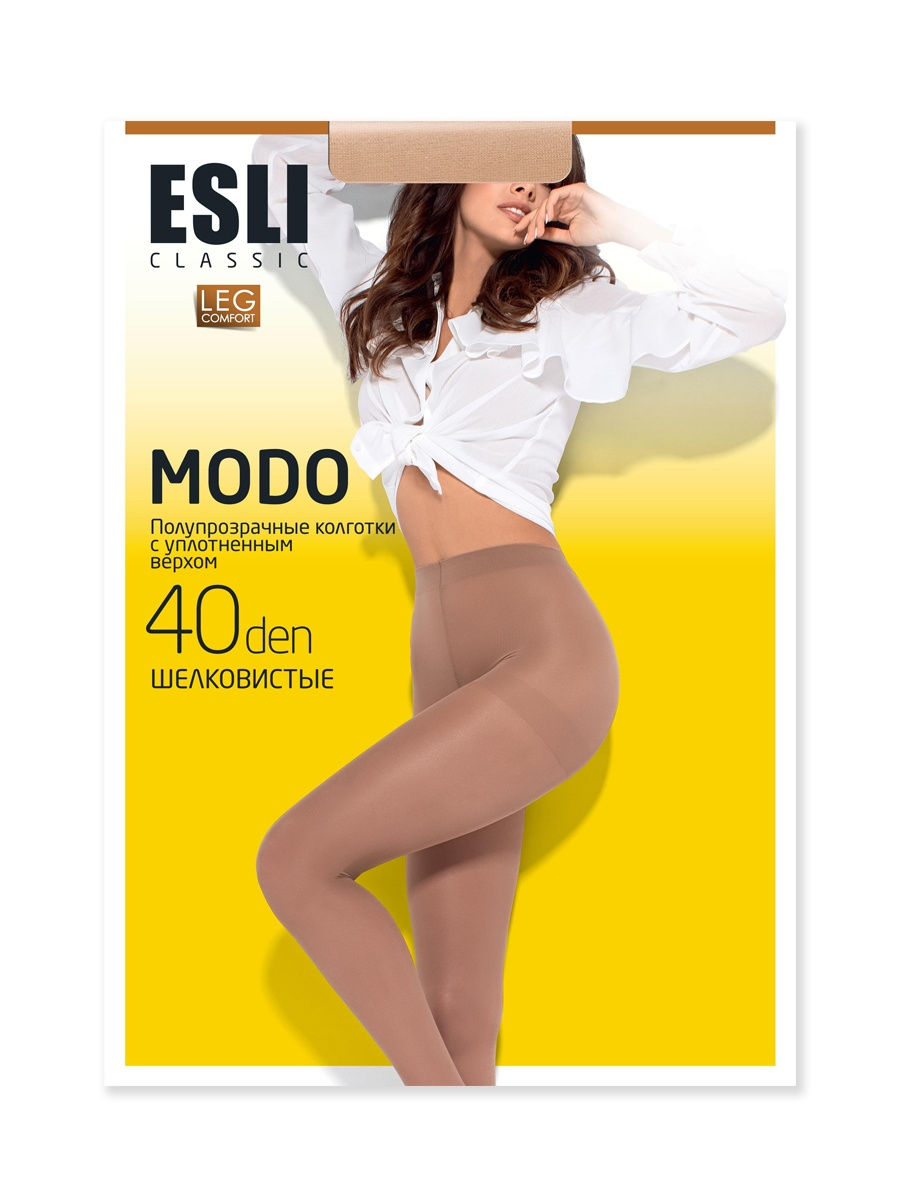 

Колготки женские Conte Modo Esli золотистые 42-44 RU, Modo Esli