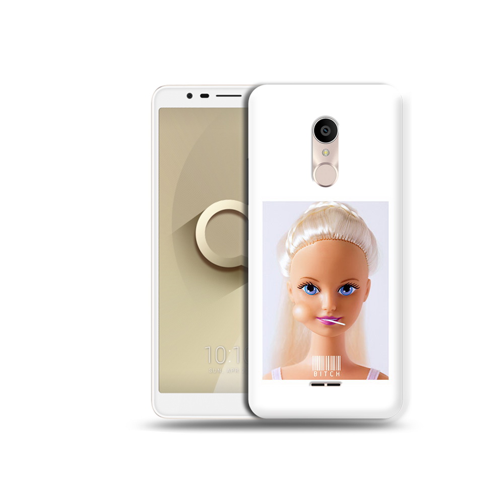 

Чехол MyPads Tocco для Alcatel 3C 5026D барби, Прозрачный, Tocco