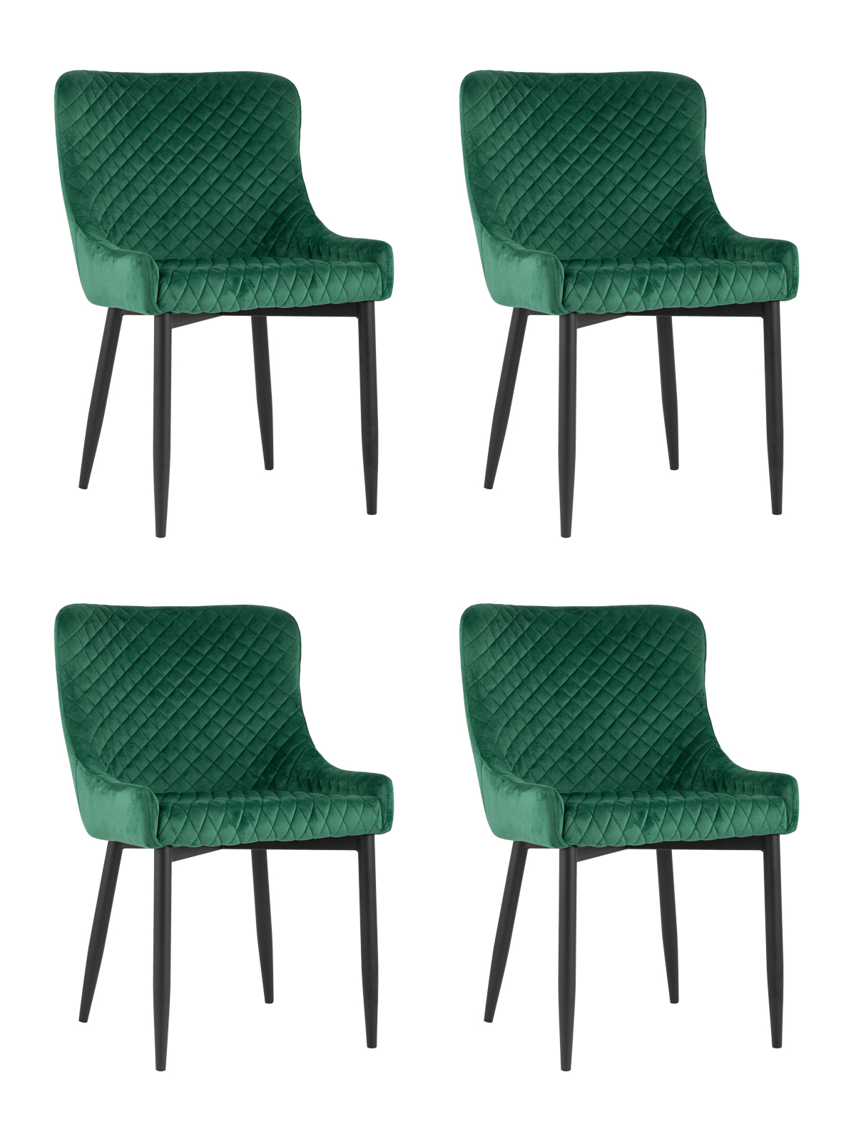 фото Стул stool group ститч mc15 kd hlr-56 box, изумрудный