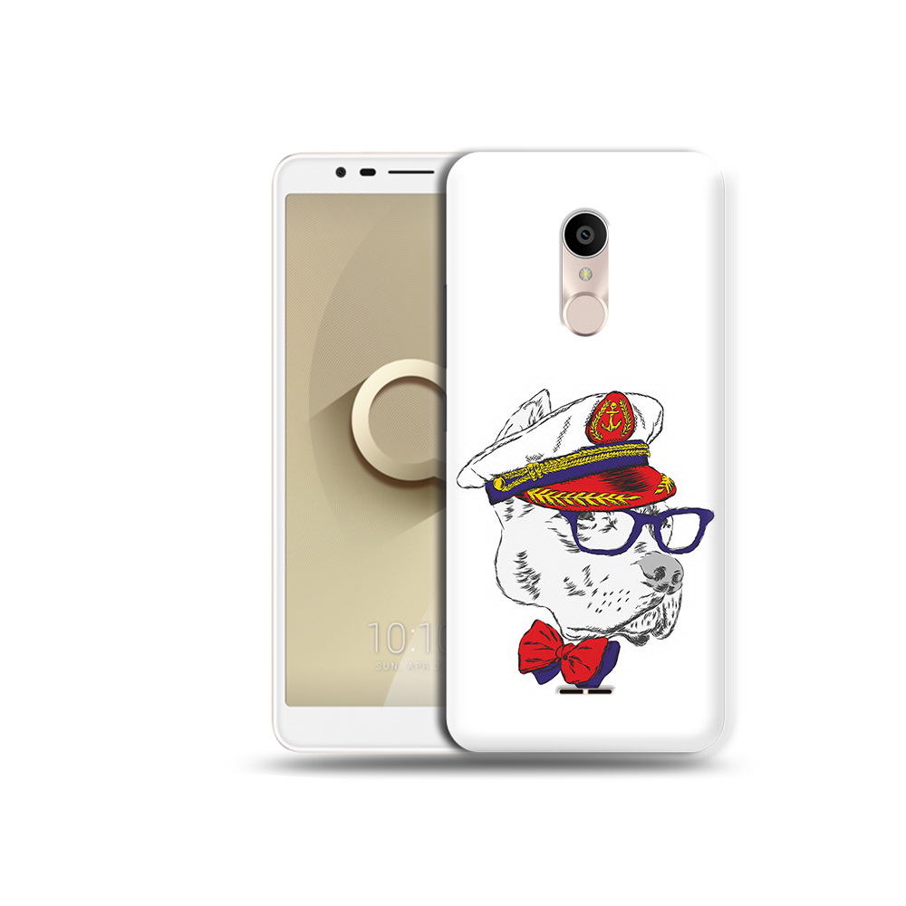 

Чехол MyPads Tocco для Alcatel 3C 5026D бульдог, Прозрачный, Tocco
