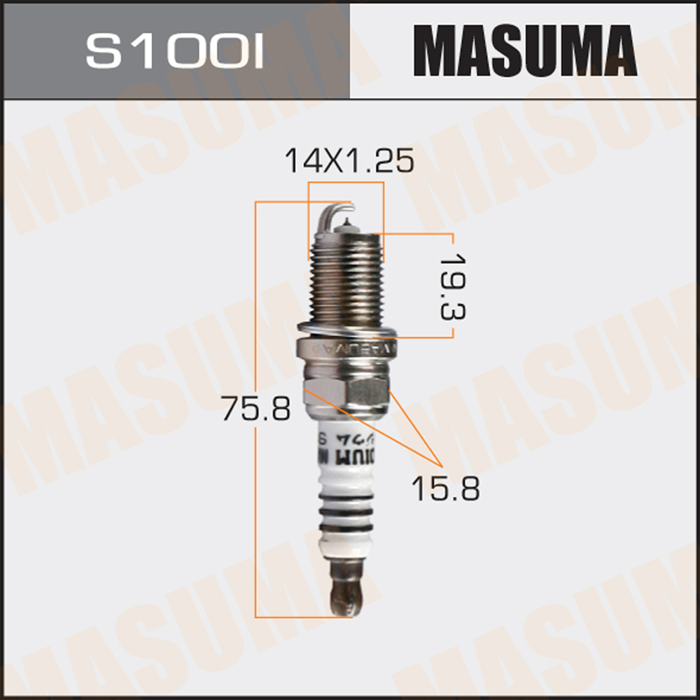 

Свеча Зажигания Masuma Iridium S101i (Ik20; Bkr6eix-11, Fr6ei, Ifr6a11, Ifr6s) Masuma арт.