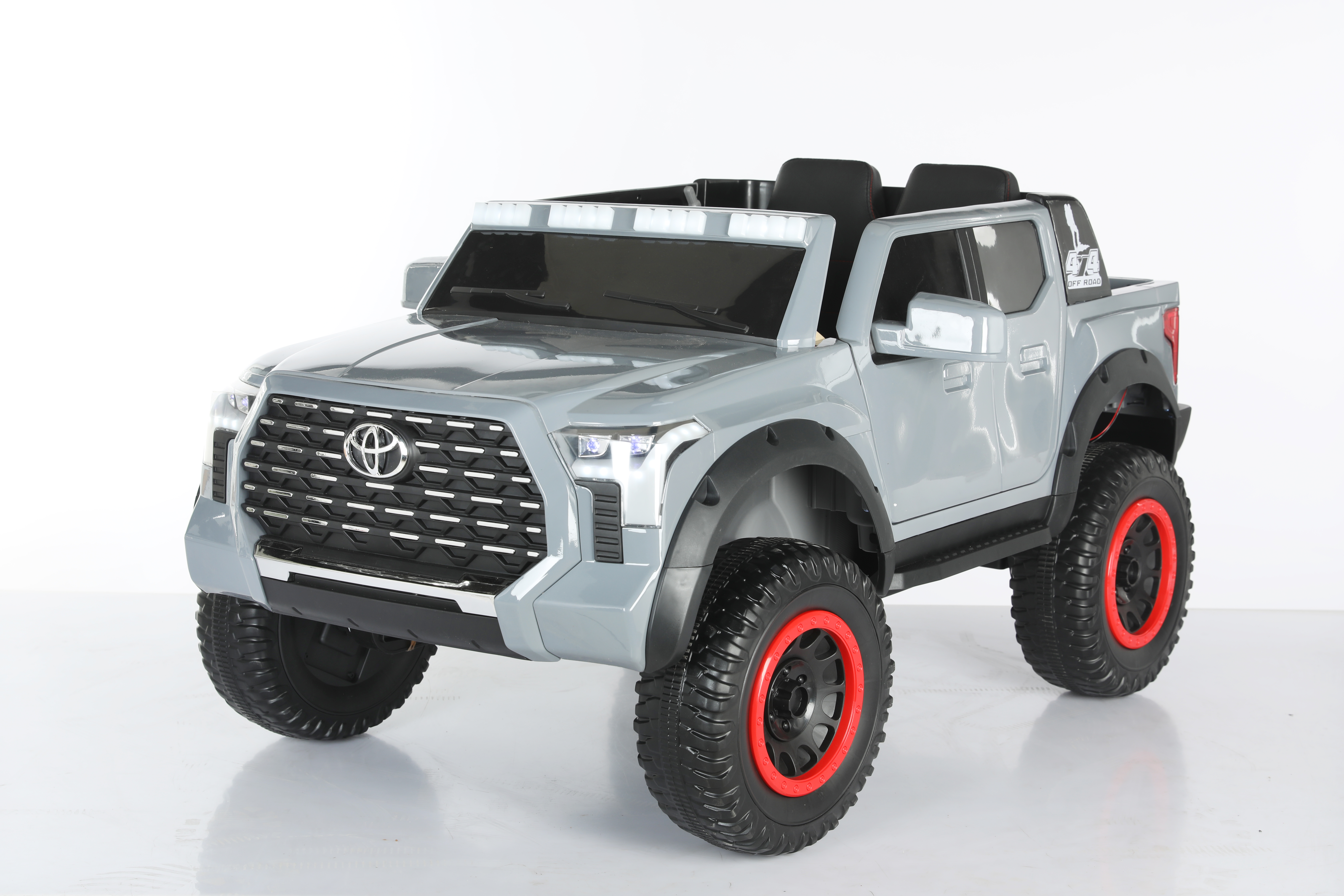 Детский электромобиль Toyland Tundra 4х4 YYM4581 серый краска