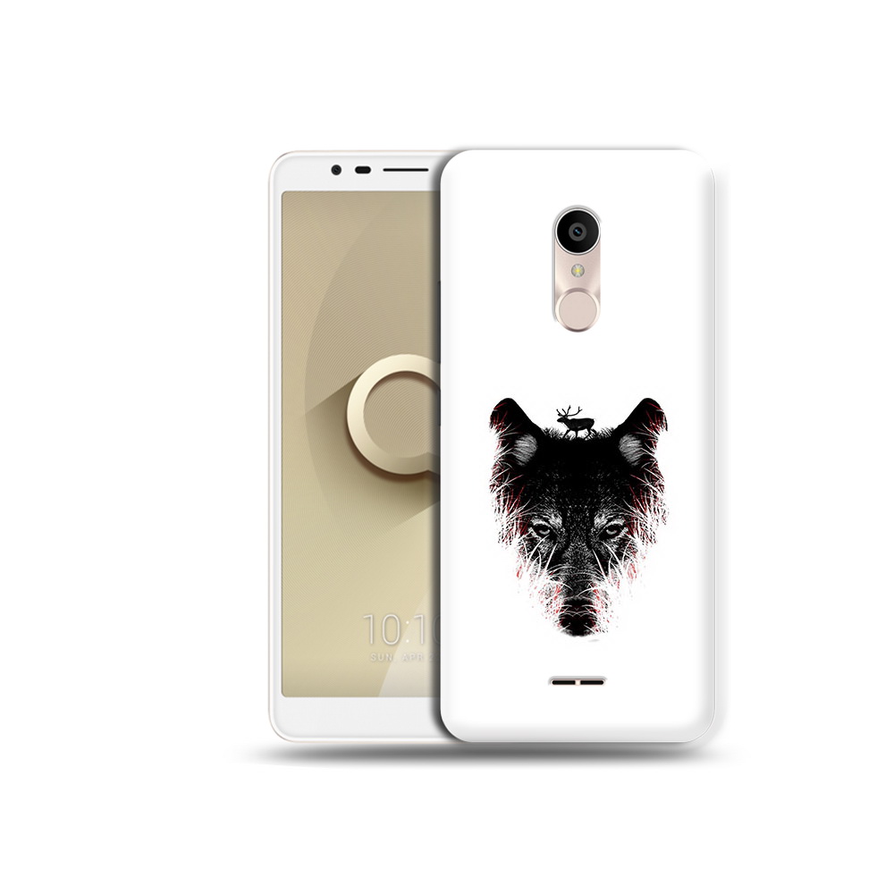 

Чехол MyPads Tocco для Alcatel 3C 5026D волк в траве, Прозрачный, Tocco