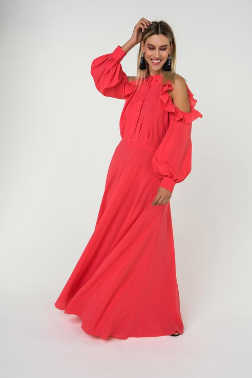 фото Вечернее платье женское ln family 4686 красное m