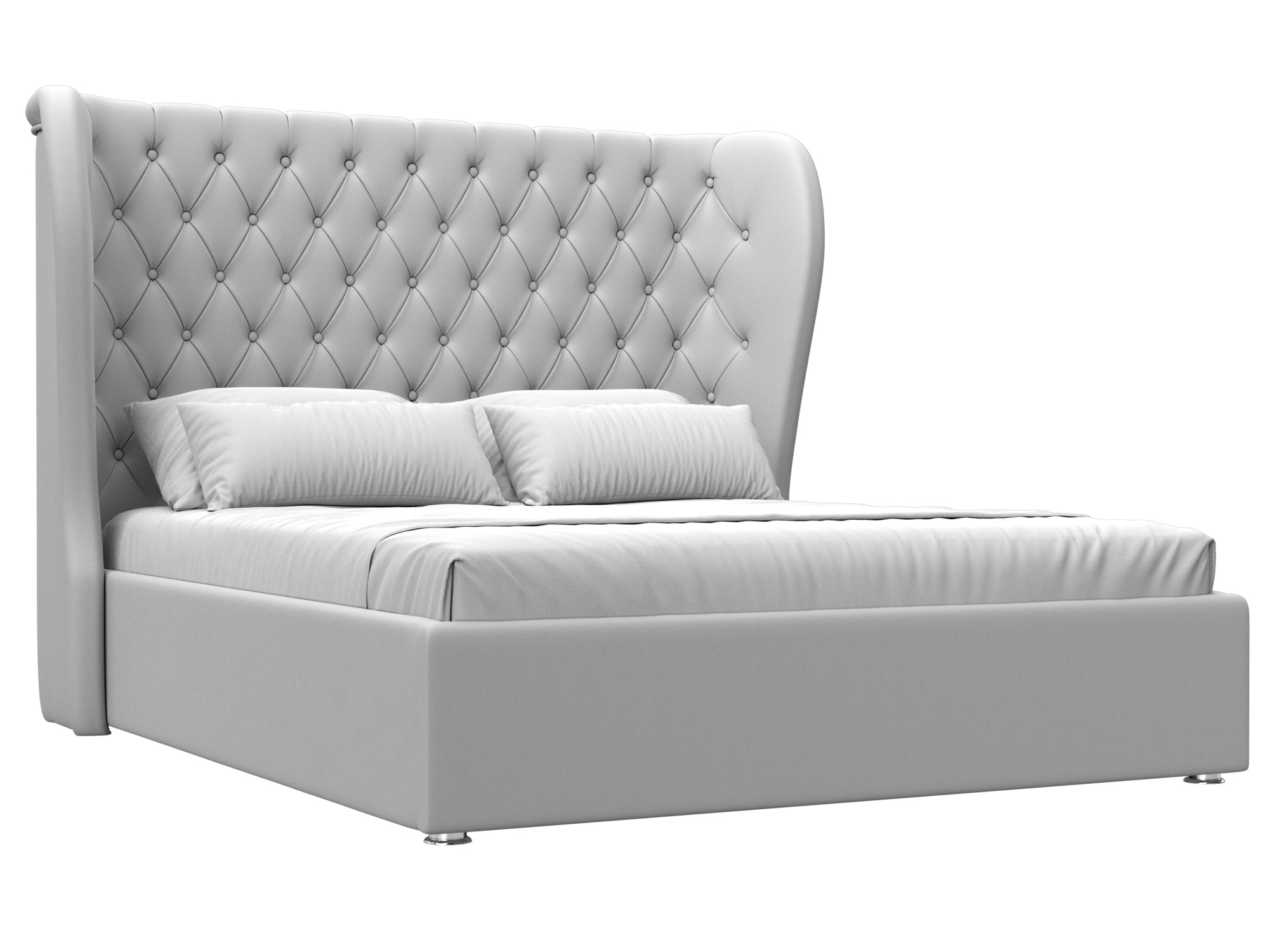 

Лига Диванов Интерьерная кровать Далия 160, Белый, Далия