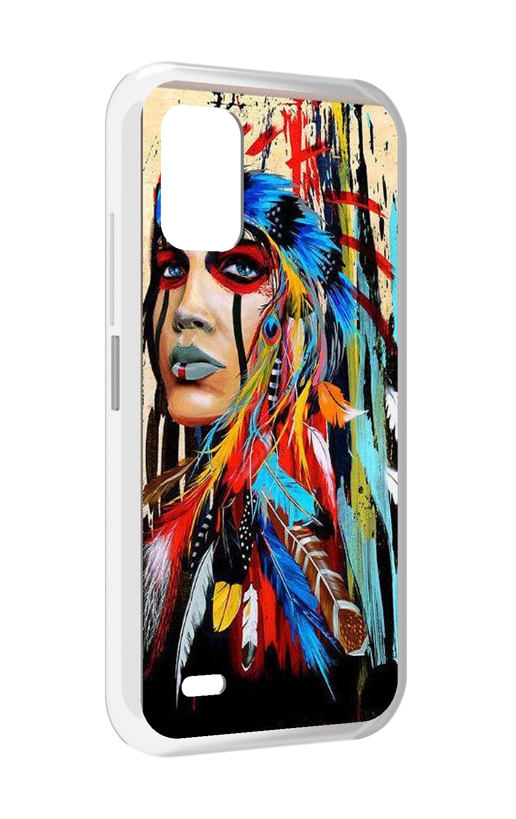 

Чехол MyPads индеец расписной для UMIDIGI Bison GT2 / GT2 Pro, Прозрачный, Tocco