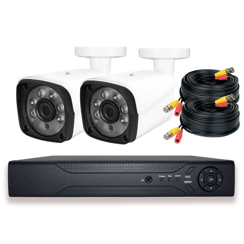 Комплект видеонаблюдения AHD 2Мп Ps-Link KIT-C202HD 2 камеры для улицы