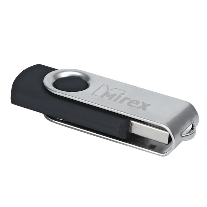 

Флешка Mirex SWIVEL BLACK, 4 Гб, USB2.0