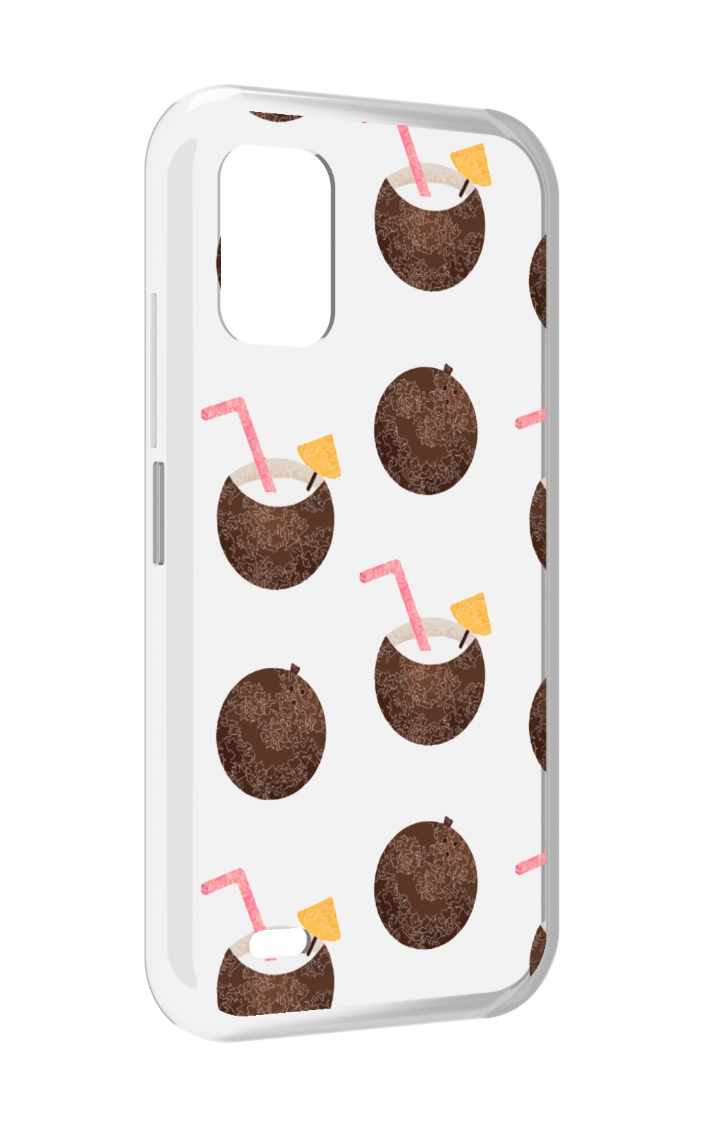 

Чехол MyPads кокосики для UMIDIGI Bison GT2 / GT2 Pro, Прозрачный, Tocco