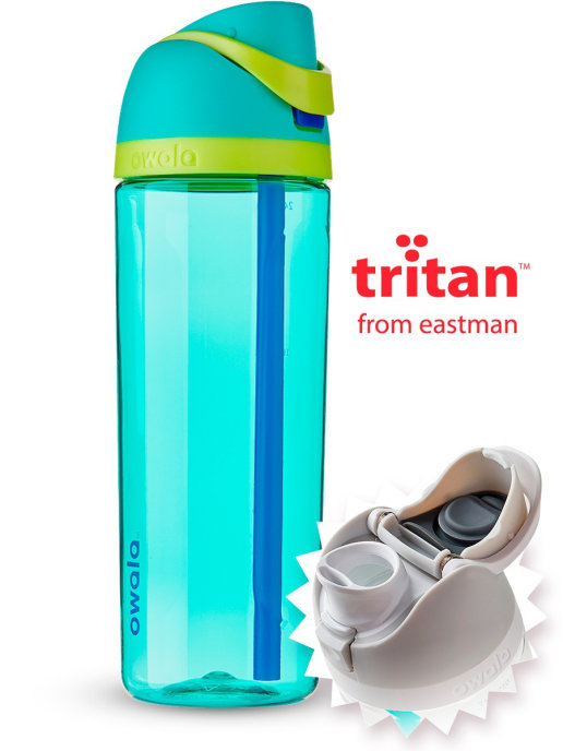 фото Спортивная бутылка owala для воды с трубочкой и широким горлышком freesip tritan, 739 мл