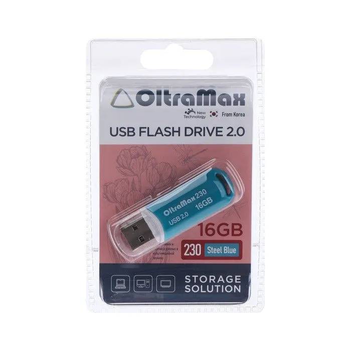 

Флешка OltraMax 230, 16 Гб, USB2.0