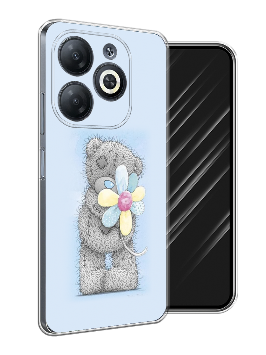 

Чехол Awog на Infinix Smart 8/8 HD/Hot 40i "Me to you с ромашкой", Голубой;серый;желтый, 3105650-1
