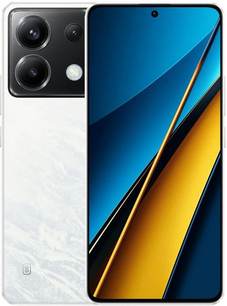 

Смартфон Xiaomi Poco X6 5G 12/256Gb, белый
