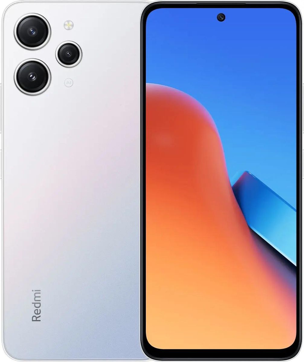 

Смартфон Xiaomi Redmi 12 4/128Gb, серебристый, Redmi 12