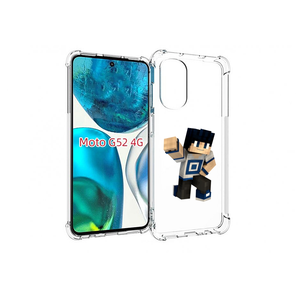 

Чехол MyPads Minecraft-1 для Motorola Moto G82 / Moto G52, Прозрачный, Tocco
