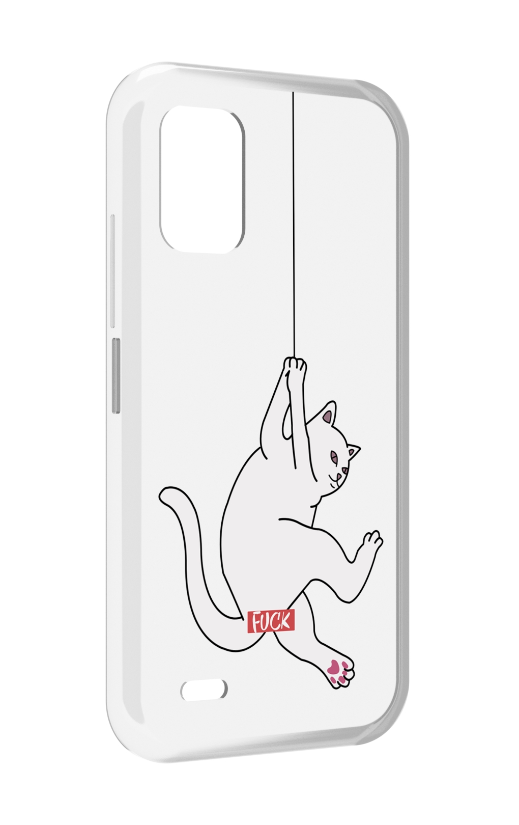 

Чехол MyPads котяра-на-веревке для UMIDIGI Bison GT2 / GT2 Pro, Прозрачный, Tocco
