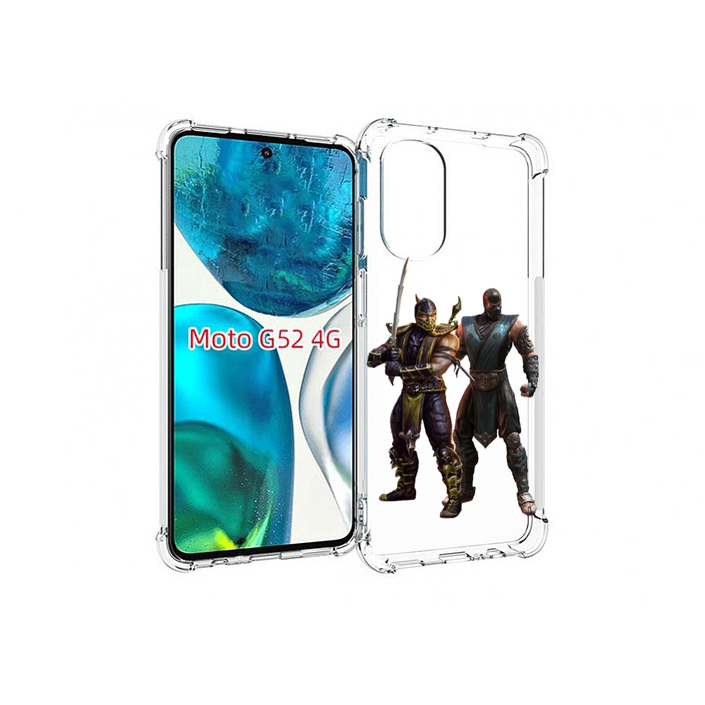 Чехол MyPads Mortal-Kombat-1 для Motorola Moto G82 / Moto G52