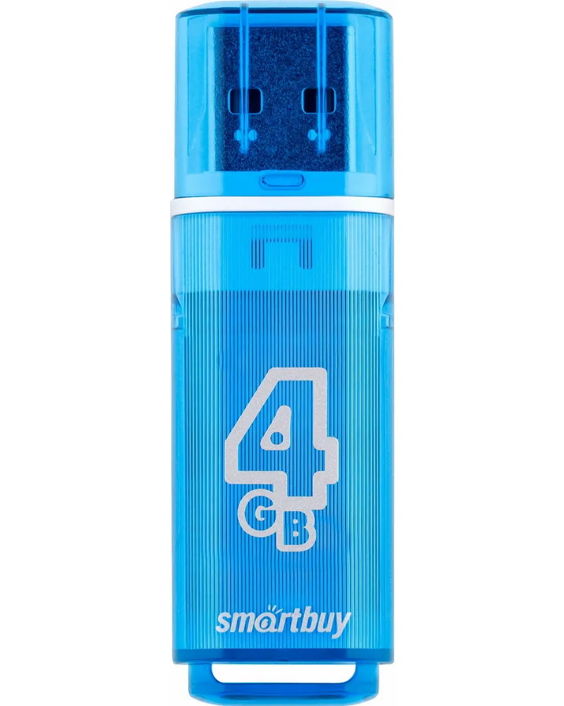 

Флешка Smartbuy Glossy, 4 Гб, USB2.0