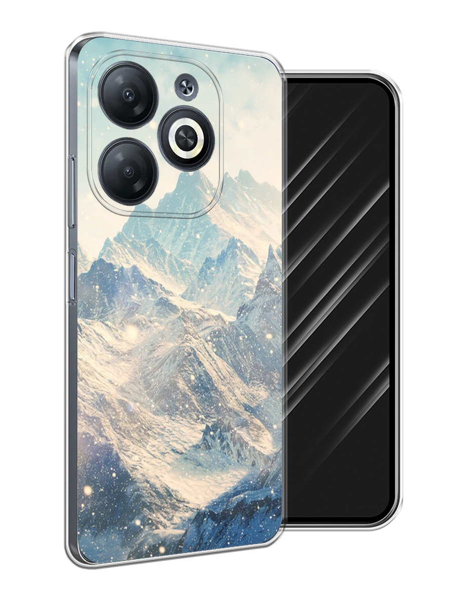 

Чехол Awog на Infinix Smart 8/8 HD/Hot 40i "Горы 4", Бирюзовый, 3105650-1