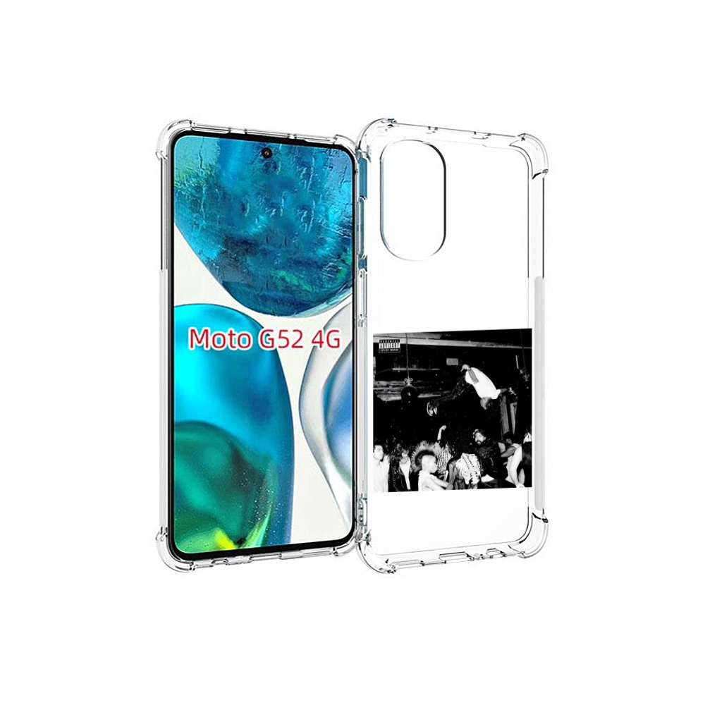 

Чехол MyPads Playboi Carti - Die Lit для Motorola Moto G82 / Moto G52, Прозрачный, Tocco